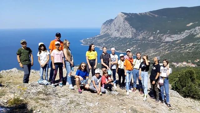 13 отряд ДОЛ Ласпи покоряет гору Краб (Деликли-Бурун) 2 смена лето 2019 смотреть онлайн