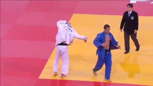 Avtandil Tchrikishvili (GEO) vs Victor Penalber (BRA) -81kg Judo Grand Slam Paris 2013 смотреть онлайн
