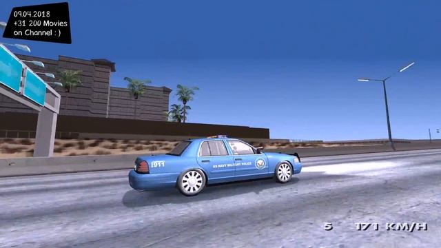 Ford Crown Vic US NAVY MILITARY POLICE Grand Theft Auto San Andreas GtaInside _REVIEW смотреть онлайн