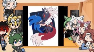 реакция друзей соника на шипы с нем