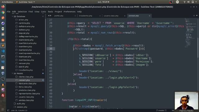 Controle de estoque em PHP - Parte 31.1 - Troca de senha interna смотреть онлайн