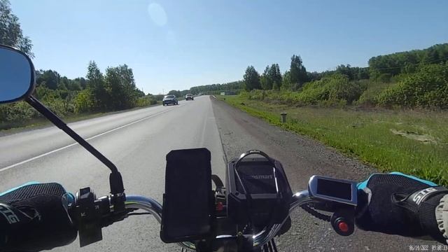 Поездка из Екатеринбурга в Шадринск на электро велосипеде и обратно 14 смотреть онлайн