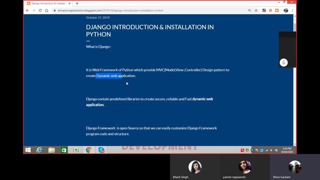 Python Django Tutorial From Basic | Online Classes by Shiva Sir[ For Beginner] смотреть онлайн