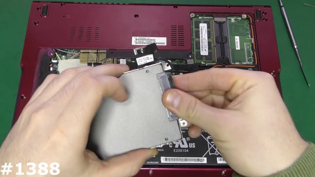 Замена SSD Fujitsu LIFEBOOK