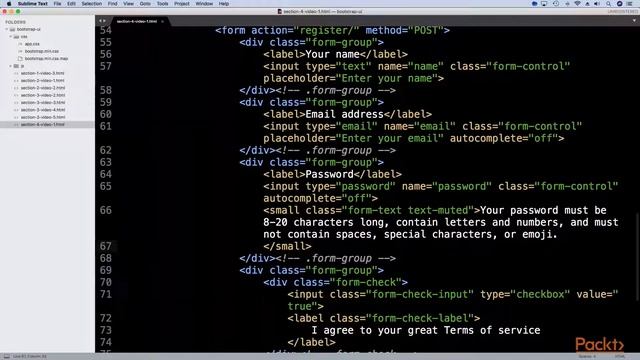 Building Web UIs with Bootstrap 4: Creating Forms and Inputs|packtpub.com смотреть онлайн