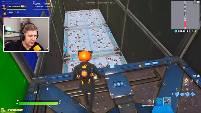 Worlds Biggest NOOB Learns to Deathrun *BOT* (Fortnite Creative Mode) смотреть онлайн