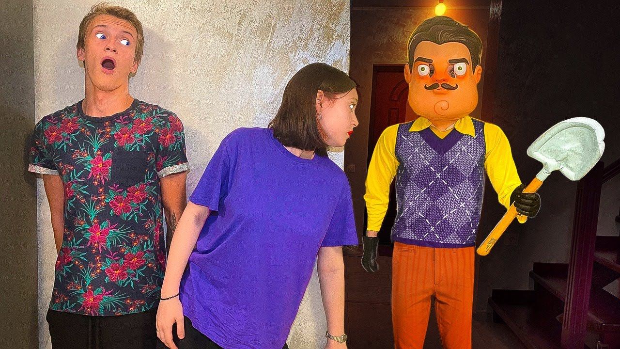 Он Реально Существует! ПРИВЕТ СОСЕД Захватил Наш Дом!!! Neighbor в Реальной Жизни смотреть онлайн