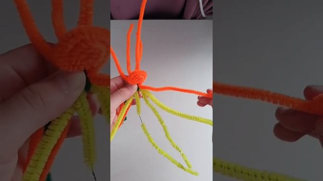 цветок из синельной проволоки смотреть онлайн