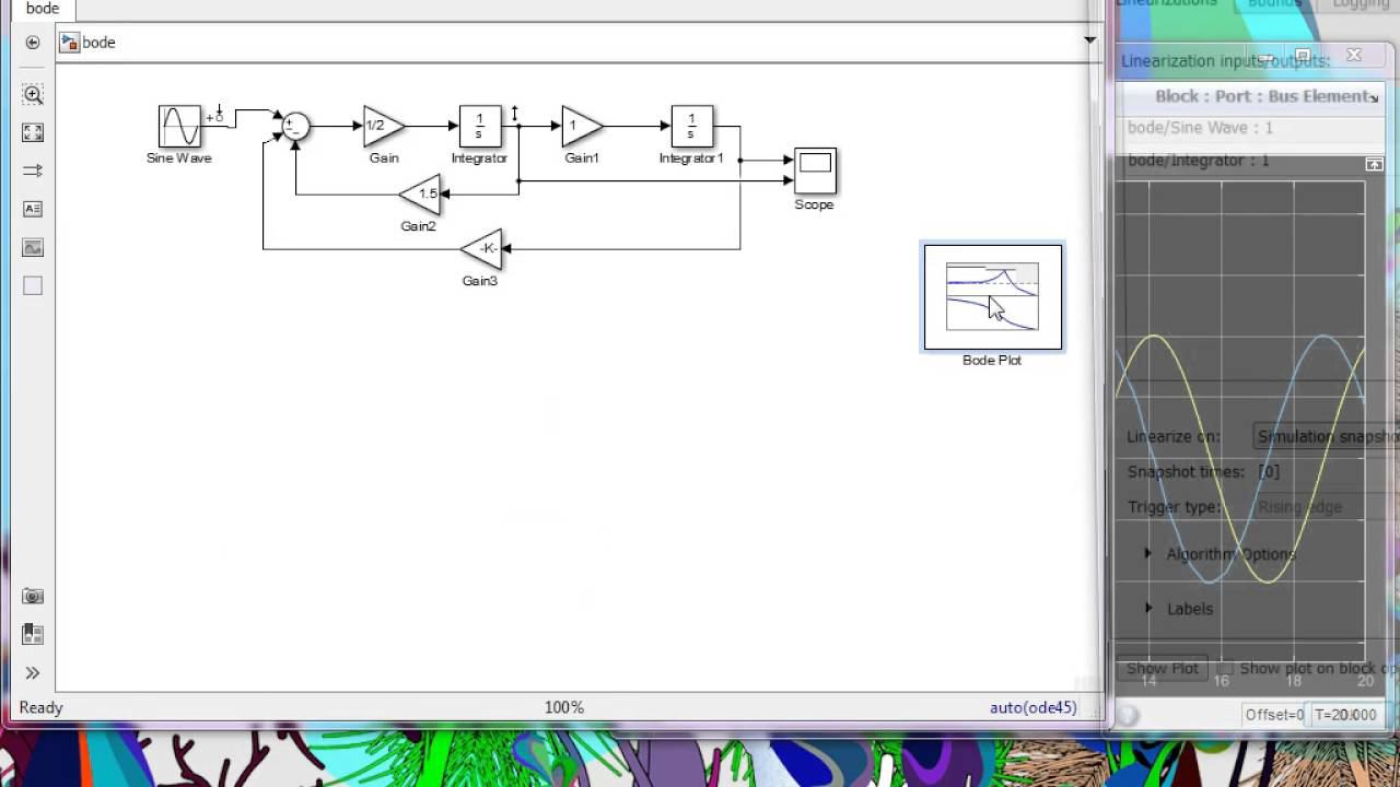 Simulink. АФЧХ. смотреть онлайн