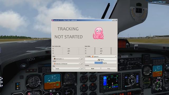 X Plane - настройка Freetrack смотреть онлайн