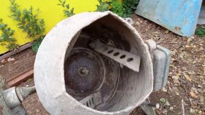 Бетономешалка с приводом от дрели.
