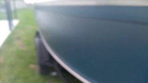 Покраска лодки раптором.