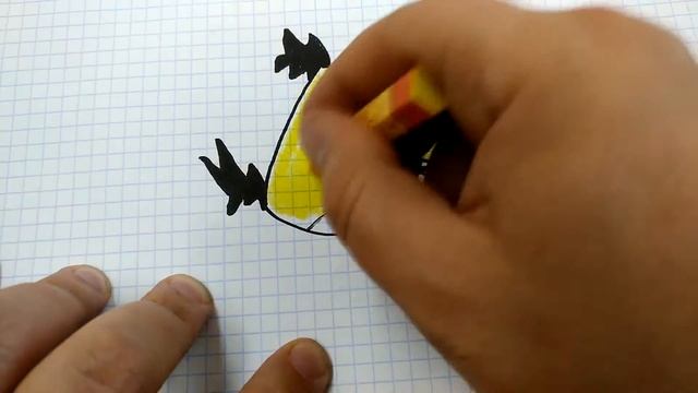 How to Draw Red Angry Birds in Pencil (Chuck) / Как нарисовать энгри бёрдс смотреть онлайн