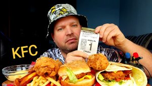 МУКБАНГ Боксмастер,чизбургер и куриные голени/ОБЖОР КФС