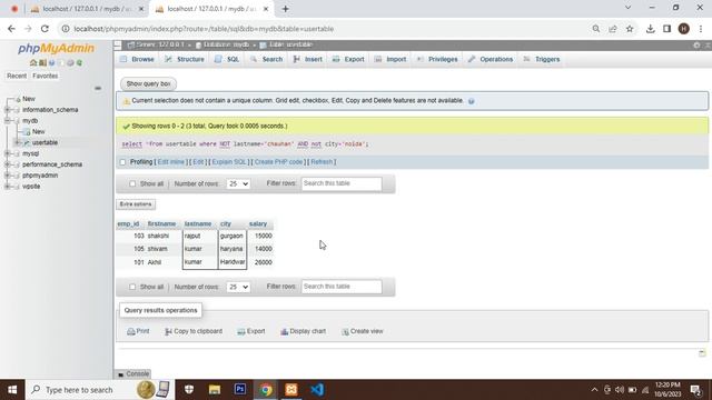 Not and Comparison Operators in MySQL | NOT & Comparison | MySQL Operators | Full Hindi | in 2023 смотреть онлайн