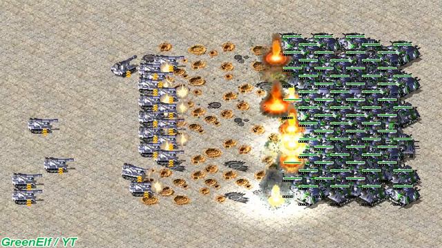 Making 20 Tank Destroyers *Angry* (Fully Upgraded): Red Alert 2 смотреть онлайн