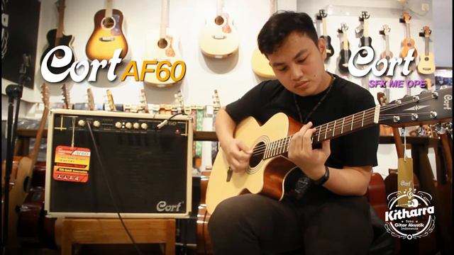 Cort AF60 Amplifier : comparison Guitar Cort AD810E OP & Cort SFX ME OP | Kitharra смотреть онлайн