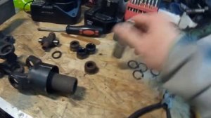 Замена крестовин переднего кардана  СF moto Х6