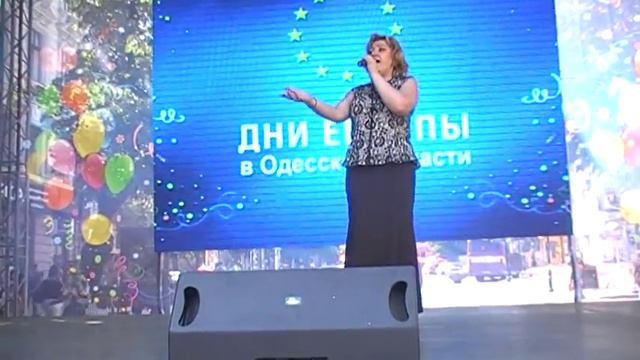 Аглая Полихрониди поет греческие песни на "дни Европы" в Одессе в 2012 г смотреть онлайн