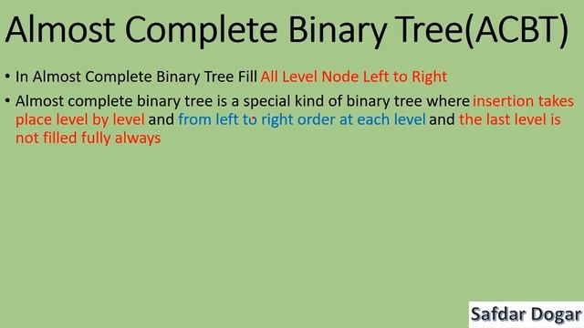 Complete Binary Tree and Almost Complete Binary Tree | Data Structure and Algorithms Tutorial - 64 смотреть онлайн