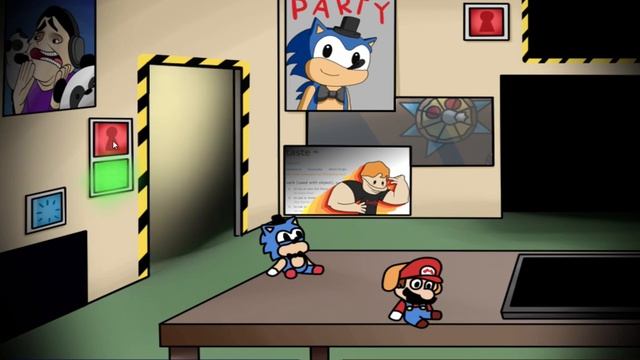 five nights at sonic s maniac mania прохождение смотреть онлайн