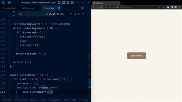 2048 Game | Javascript Project With Source Code