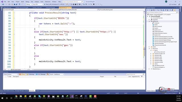 Xamarin Android Tutorial - Read QR Code with ZXing смотреть онлайн