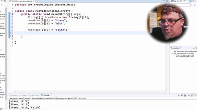 Multidimensional Arrays in Java - 2d Arrays in Java смотреть онлайн