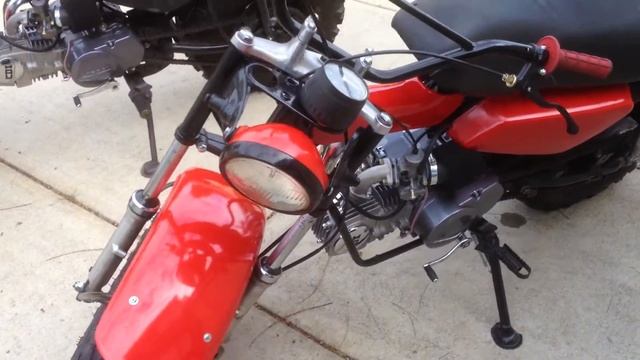 Suzuki RV 90 x2 with 125cc 4stroke transplants смотреть онлайн