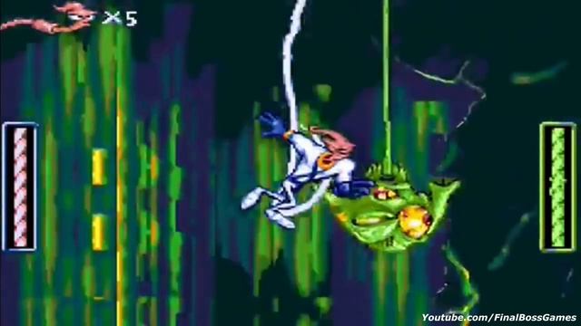 Earthworm Jim - All Bosses смотреть онлайн