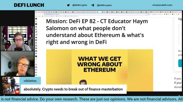 DeFi Lunch (Ep 231) - Nov 4, 2022 смотреть онлайн