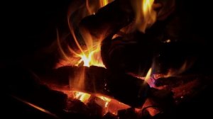 Костер природа звук сверчки.mp4