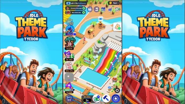 Idle Theme Park Tycoon - 42 - "New Aqua Park Islands" смотреть онлайн