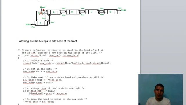 How to insert node in the front in the doubly link list смотреть онлайн