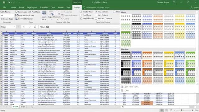 Creating and Formatting Tables смотреть онлайн