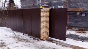 Откатные ворота под проем 5 м.