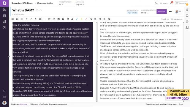 How to use WYSIWYG (HTML)& Markdown editor in a knowledge base смотреть онлайн