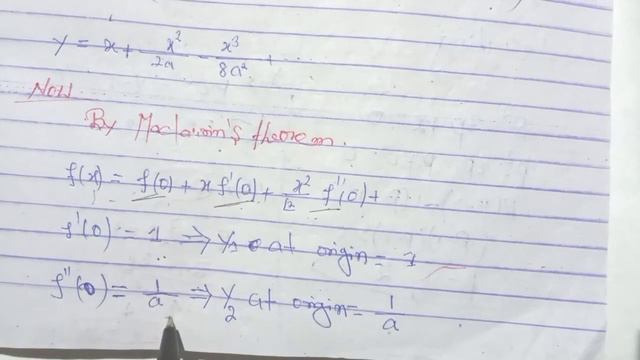Differential calculus curvature Exercise 6C video (part 1) Q. Find radius of curvature at the origi смотреть онлайн