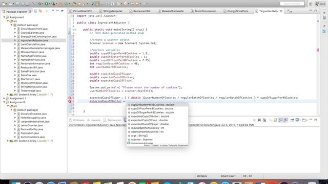 2.17 Ingredient Adjuster Starting out with Java From Control Structures through Objects 6th Edition смотреть онлайн