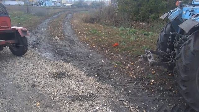 Самоделка тянет МТЗ 80 в семирово смотреть онлайн