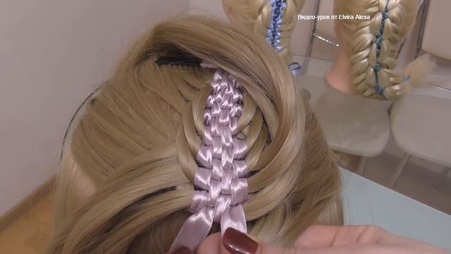 Цветы. Коса Рыбка Ёлочка. Смешанная техника(3) смотреть онлайн