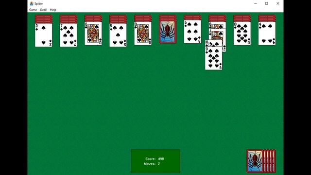 Spider Solitaire Win XP 1998 Classic смотреть онлайн