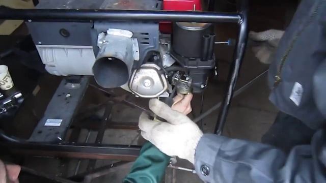 Ремонт бензинового генератора Honda ЕС 6000 смотреть онлайн