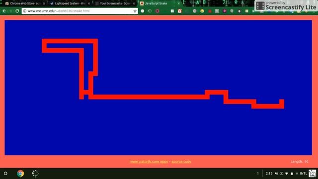 JavaScript snake смотреть онлайн