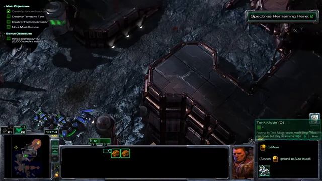 Starcraft 2: Wings of Liberty - Campaign - Normal Walkthrough - Mission 9: Ghost of a Chance смотреть онлайн