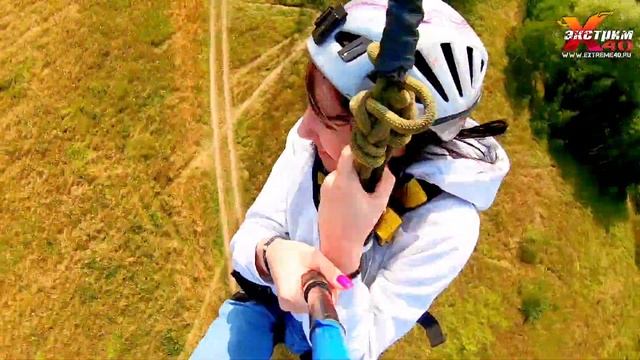 Прыжки с веревкой 65 метров Калуга! Прыгает - Сергеенкова Варвара! Что подарить подруге в Калуге? смотреть онлайн