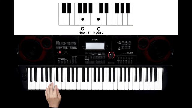 Bài luyện tập Organ (Keyboard ): bấm hợp âm một ngón. смотреть онлайн