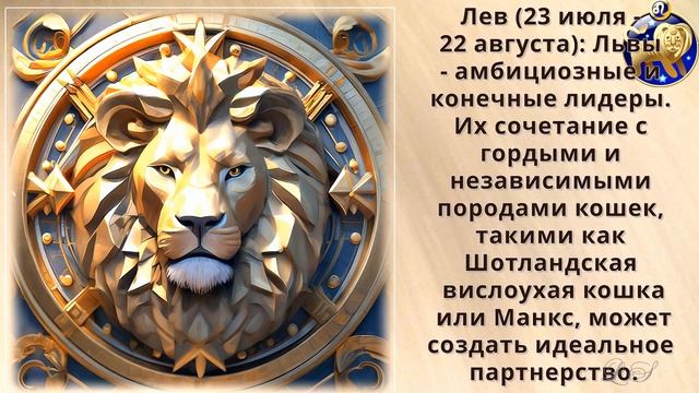 Какая порода кошек подходит Вам по знаку Зодиака. Музыка Сергея Чекалина смотреть онлайн