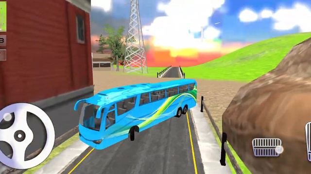 🔴 Bus Driving on Uphill Mountain Roads to transport Passengers Stop to Stop 🚏🚌 #bus #busmania #game смотреть онлайн