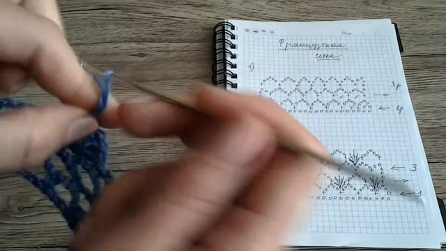 Ажурная сетка крючком. Часть 2. Виды сетки. МК для начинающих смотреть онлайн
